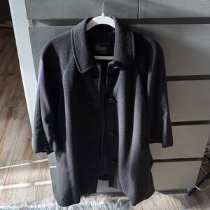 Herno gray cashmere coat